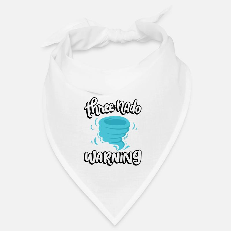 Three-cyclone warning 3rd birthday | Tornado Bandana
