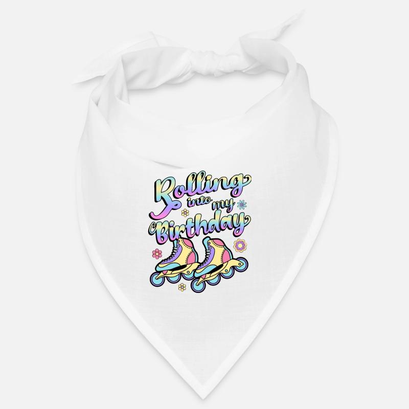 Rolling Into My Birthday Roller Skater Inline Bandana