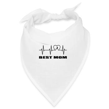 Mama - Bandana - Weiß - Vorne