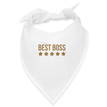 Bester Boss - Bandana - Weiß - Vorne