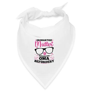 Großartige Mütter werden zur Oma befördert - Bandana - Weiß - Vorne