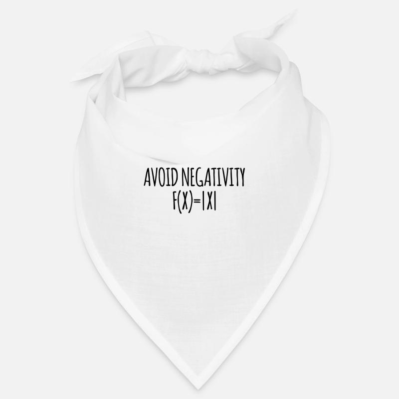 Avoid negativity Mathe Schule Geschenk Lehrer Bandana