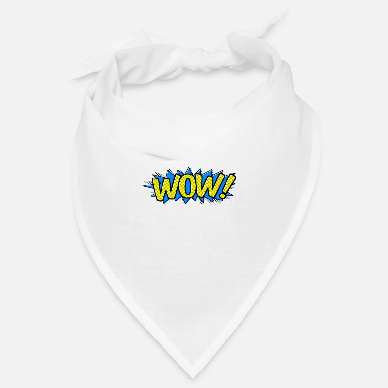 WOW! Cartoon comic sound effect Bandana