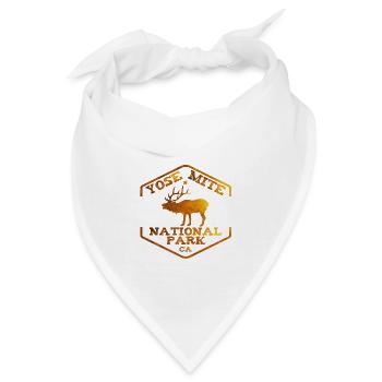 Yosemite NP or - Bandana - Weiß - Vorne