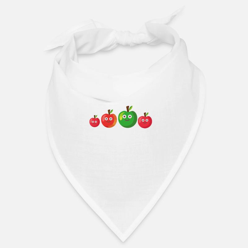 Apples,Apple fruit, family, comic Bandana