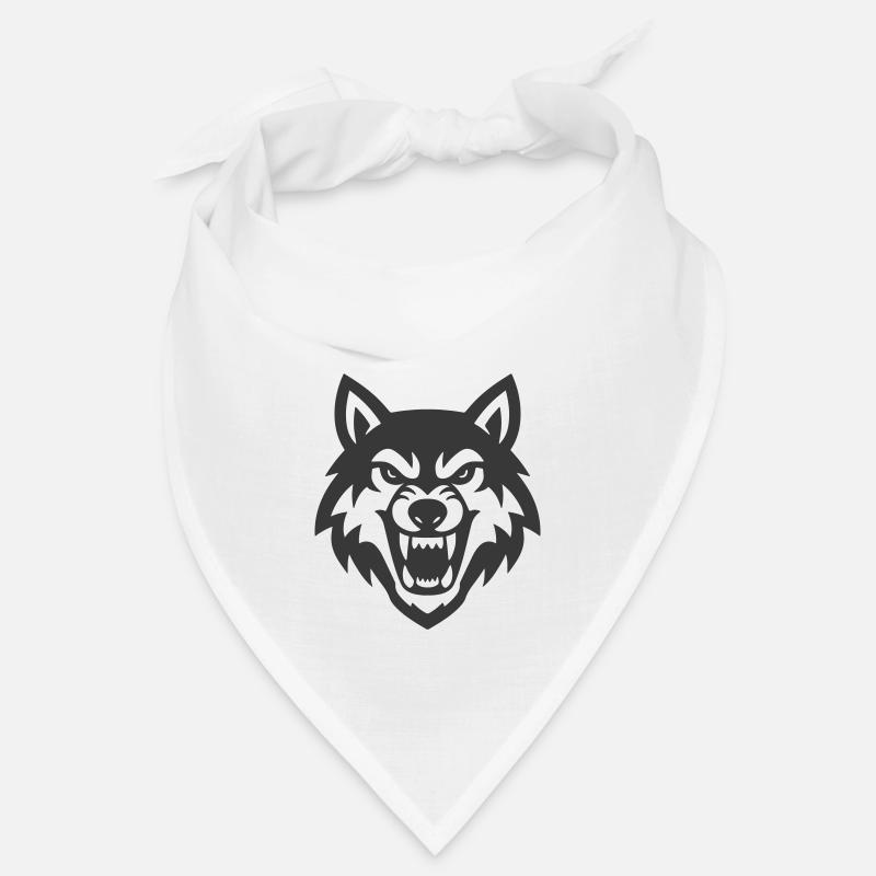 Wolf head logo icon Bandana
