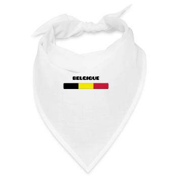 Belgien - Bandana - Weiß - Vorne
