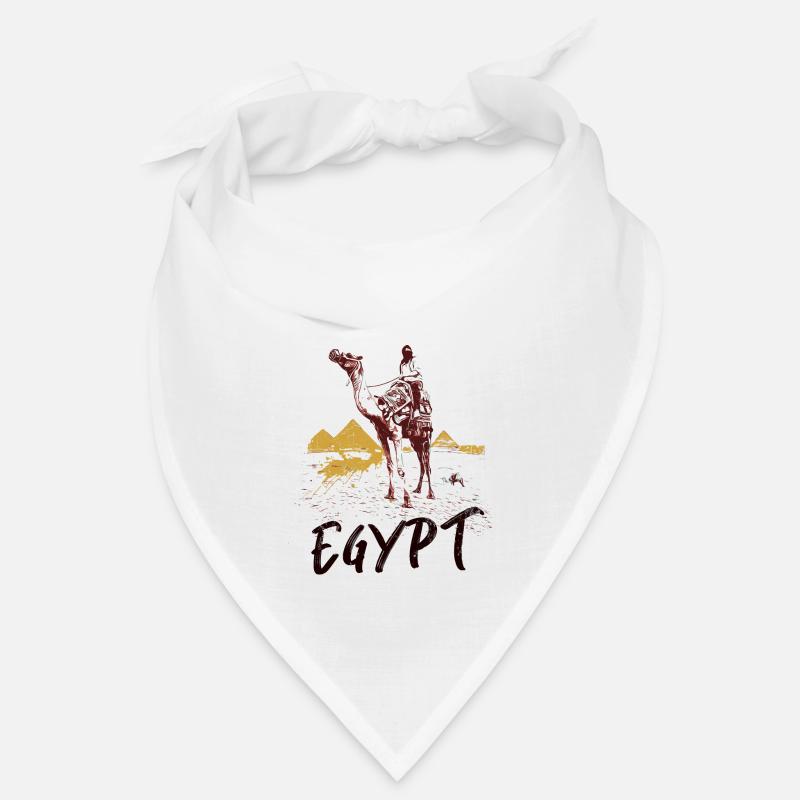 Illustration: Bédouin d'Égypte et pyramides Bandana
