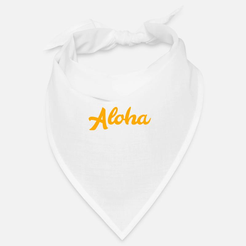 Aloha - Bandana - blanc
