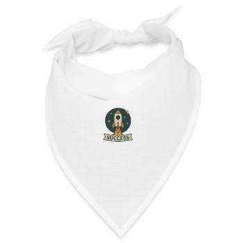 Success - Erfolg ist kein Zufall - Bandana - Weiß - Vorne