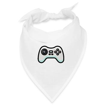 Gamepad-Logo - Bandana - Weiß - Vorne