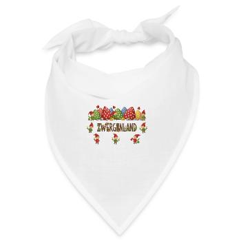 Zwergenland Feier - Bandana - Weiß - Vorne