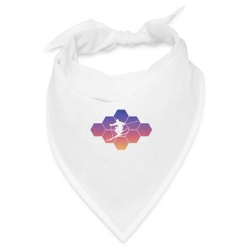 Skiing - Bandana - Weiß - Vorne