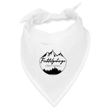 Fichtelgebirge Oberfranken Fichtelhills - Bandana - Weiß - Vorne