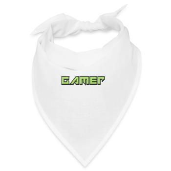 Gamer - Bandana - Weiß - Vorne