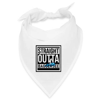 STRAIGHT OUTTA BAGGERSEE - Bandana - Weiß - Vorne