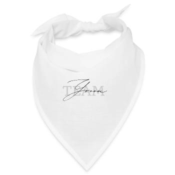 Team Groom - Bandana - Weiß - Vorne