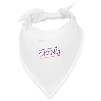 skiing - Bandana - Weiß - Vorne