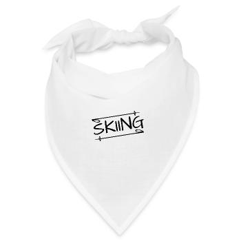 skiing - Bandana - Weiß - Vorne