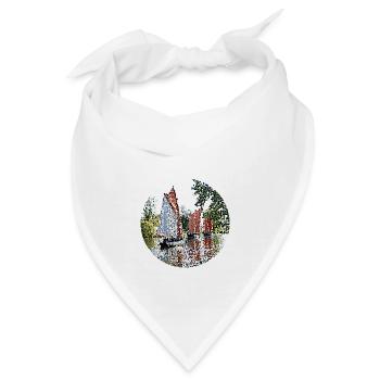 Parade der Segelboote - Bandana - Weiß - Vorne