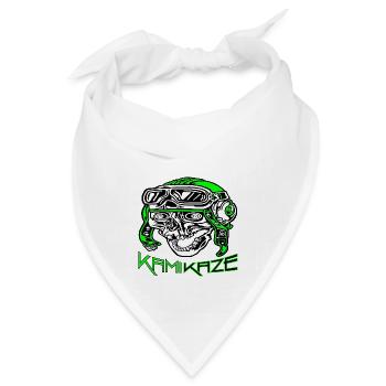 Kamikaze lieber Teufel - Bandana - Weiß - Vorne