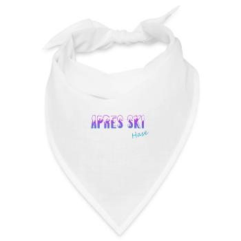 Apres Skihase - Bandana - Weiß - Vorne