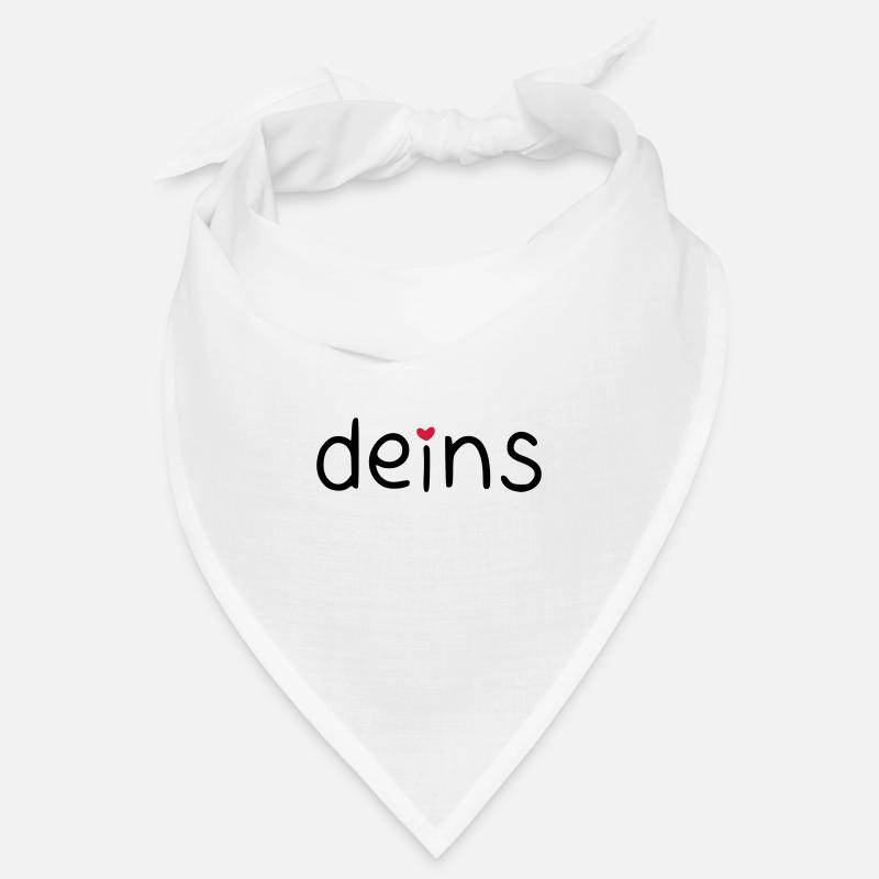 deins – mit farbigem Herz Bandana