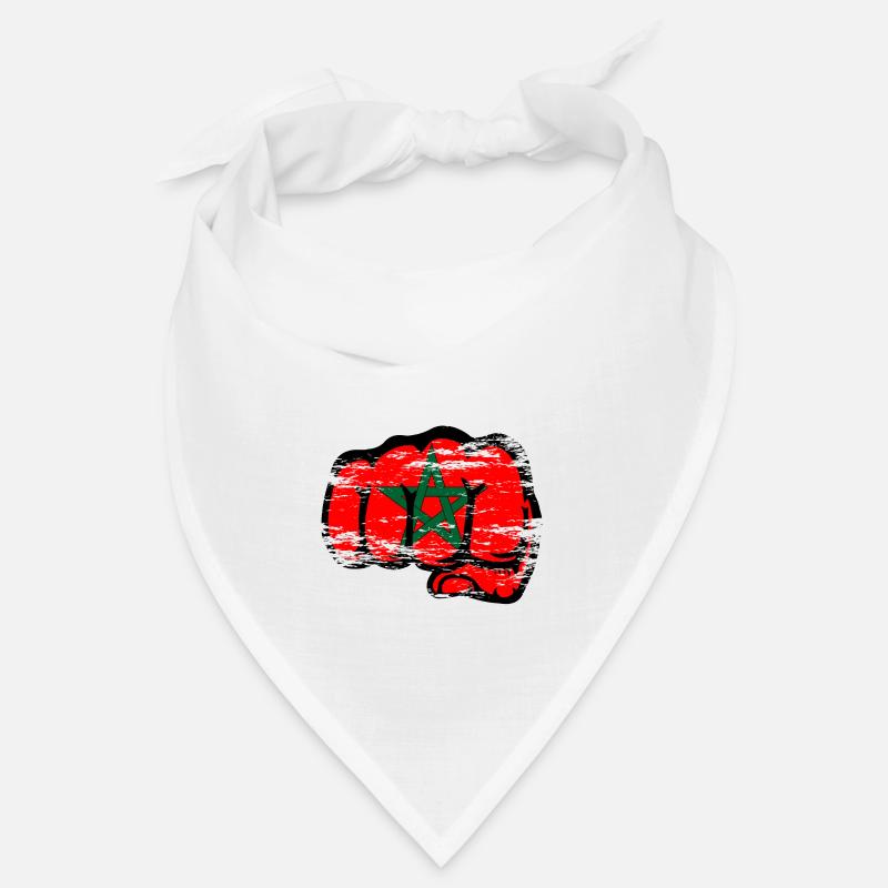 Marokko Flagge Hand Faust used Bandana