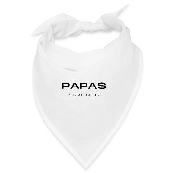 Papas Kreditkarte - Bandana - Weiß - Vorne