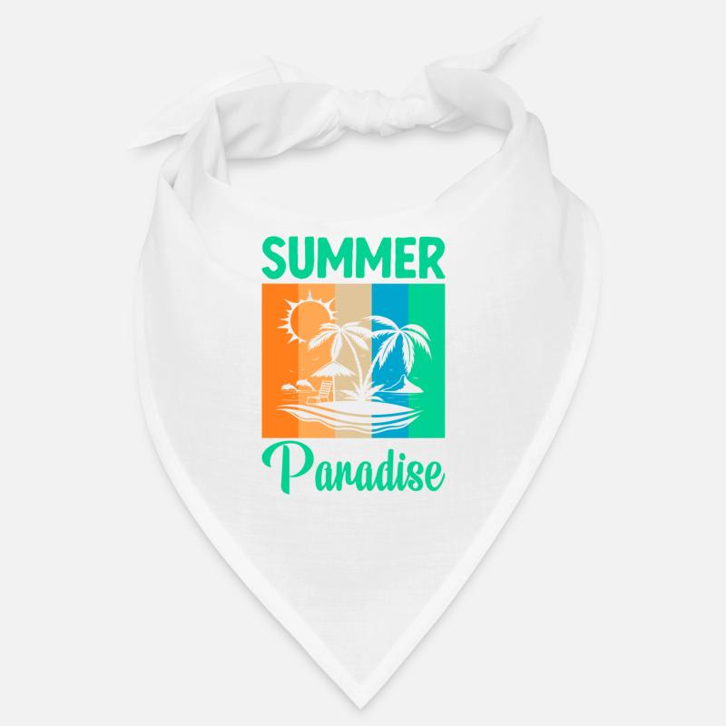 Paradis d’été - Bandana - blanc