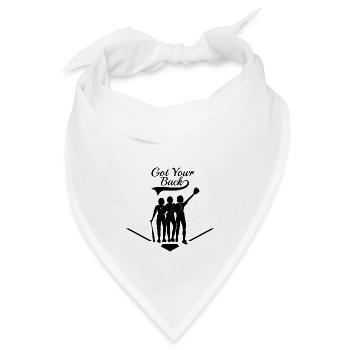 Ich decke Sie - Bandana - Weiß - Vorne