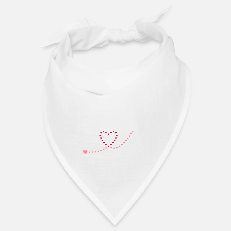 ★ Designfarben änderbar ★ Flugzeug, Herzen Bandana
