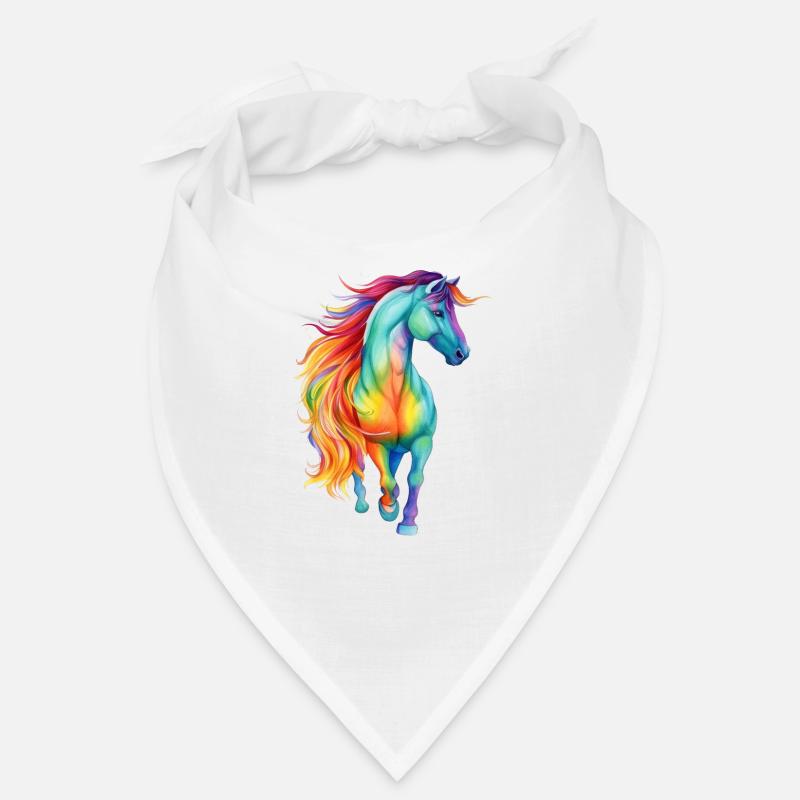 Pride Pferd - Bandana - Weiß