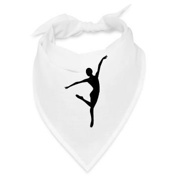 Ballett - Ballerina - Bandana - Weiß - Vorne