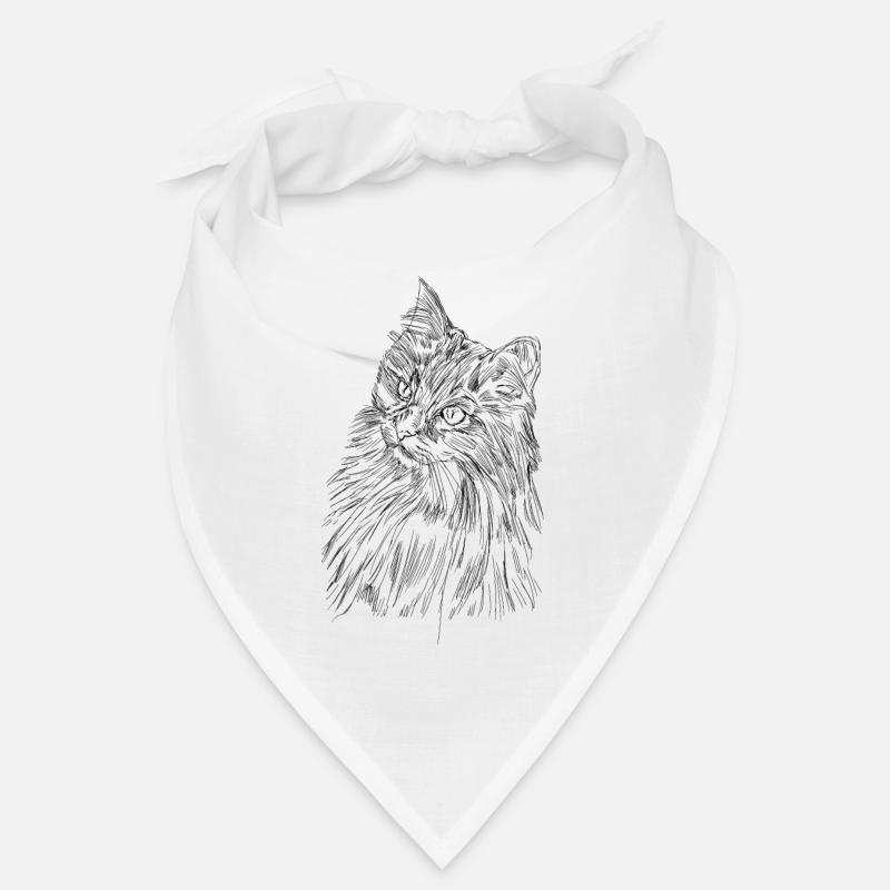 Süßes Katzengesicht Bandana