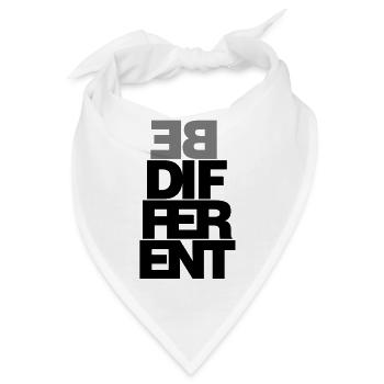 Be different - Bandana - Weiß - Vorne