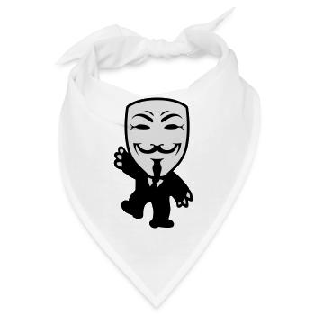 anonymous - Bandana - Weiß - Vorne