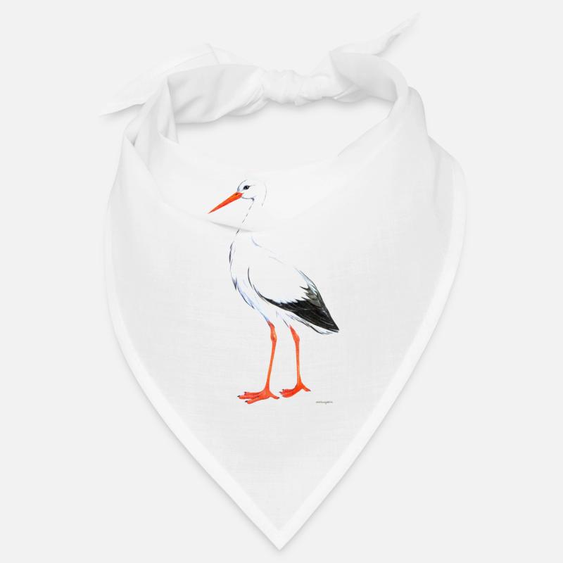 Storch - Bandana - Weiß