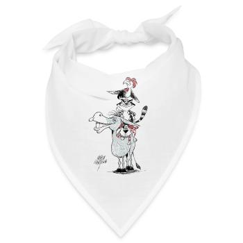 Bremer Stadtmusikanten - Bandana - Weiß - Vorne
