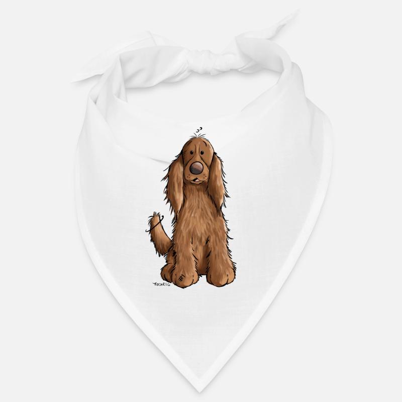 Cocker spaniel anglais - Bandana - blanc