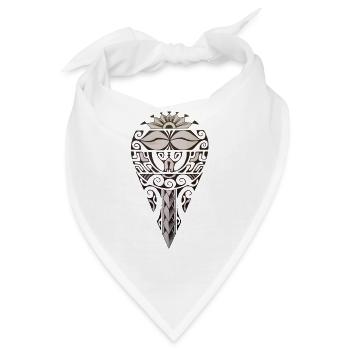 Tatoo Design "ElFa" - Bandana - Weiß - Vorne