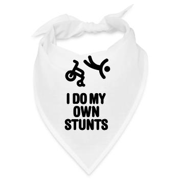 I do my own stunts Rollstuhl Rennen Rennrollstuhl - Bandana - Weiß - Vorne