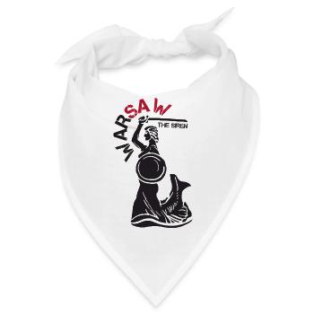 Warschauer Sirene - Bandana - Weiß - Vorne