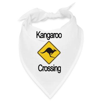 kangaroo - Bandana - Weiß - Vorne