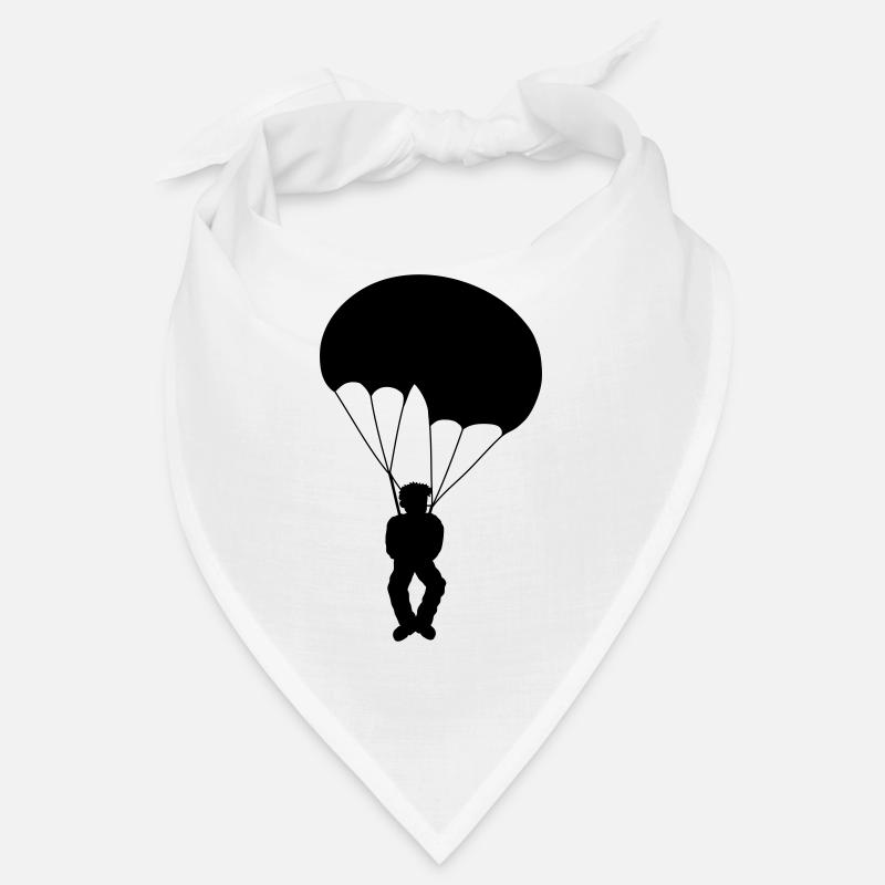 Conception de parachutiste Silhouette Bandana