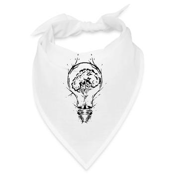 Klimaschutz Umweltschutz - Bandana - Weiß - Vorne