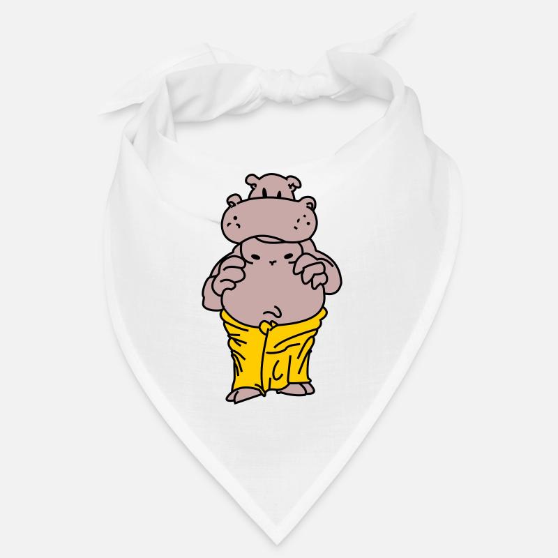 Sauna Flusspferd Bandana