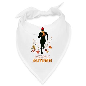 Hello autumn - Sportherbstkollektion - Bandana - Weiß - Vorne