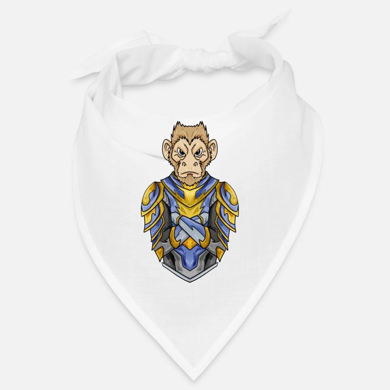 Knight Monkey with Armor Crusader Bandana