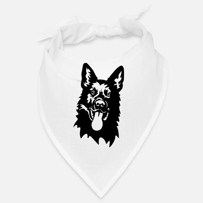 German Shepherd Head Bandana
